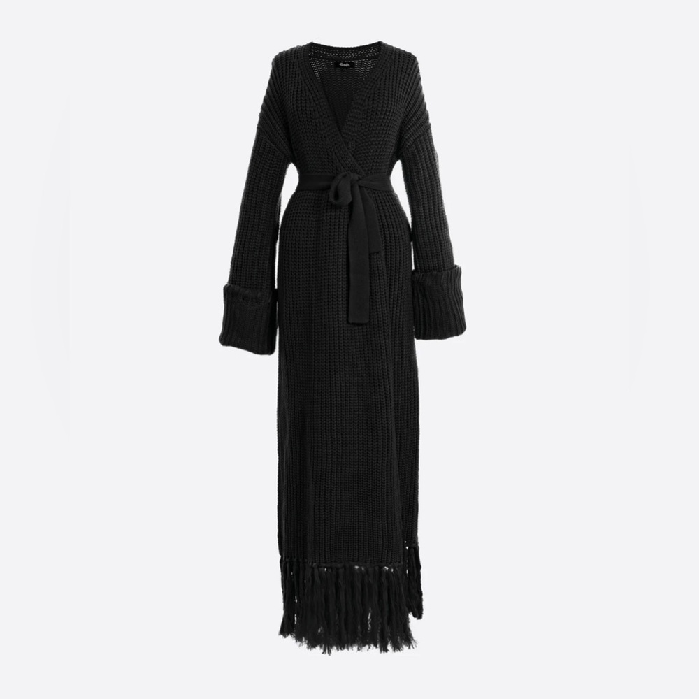 Hanifa Miya Knit Dress - Black